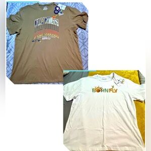 NWT- 1 Bundle of 2 Born Fly Box Tees, Both Tees are size 3XL